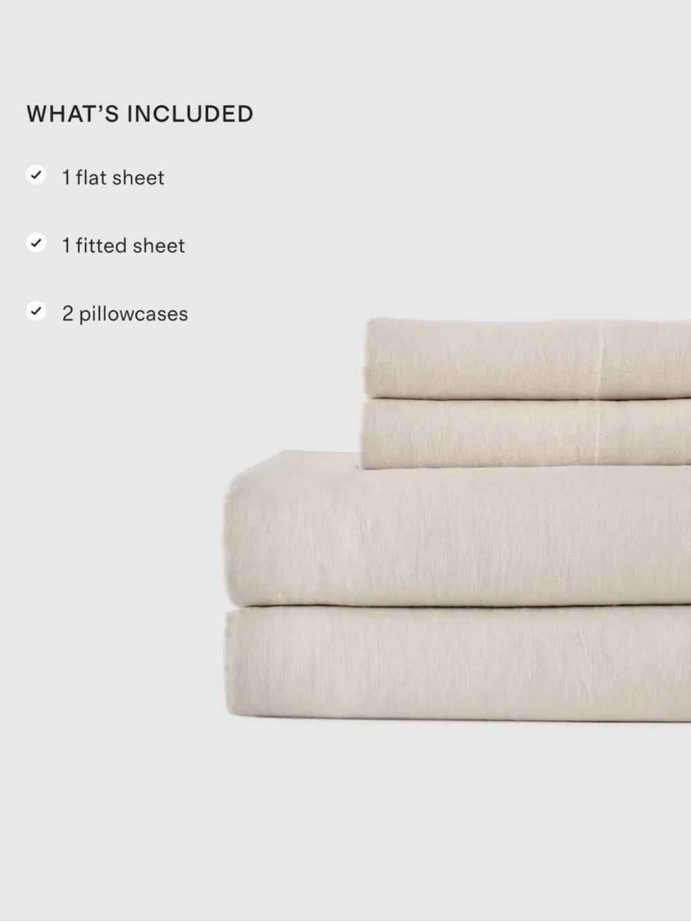 Linen Terracotta Full Sheet Set with Natural Chambray Pillowcases - Retail $174